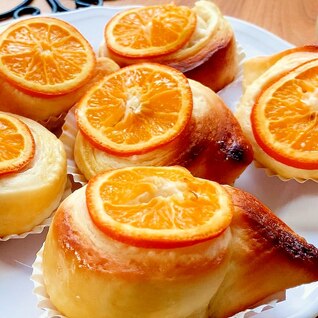 爽やか！オレンジクリームチーズパン
